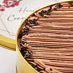 Congratulations Chocolate Dream Cake Half Kg