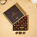 شوكولا بلجيكيه فاخرة - بوكس 16 قطعة شوكولا الحليب