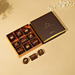 شوكولا بلجيكيه فاخرة - بوكس 9 قطع شوكولا الحليب