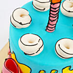 Drip and Bow Delight Marble Cake