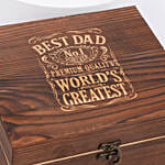 طقم هدية الويسكي للأب