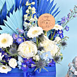 Daddy You Are The World Flowers with Cake