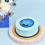 Daddy You Are The World Flowers with Cake