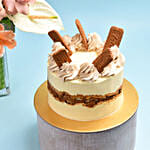 Delectable Lotus cake With Flowers