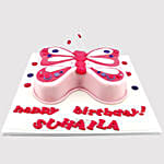 Designer Butterfly Marble Cake
