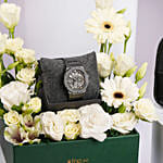 Designer Watch with Premium Toiletery Bag for Father day