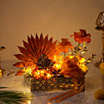 Diwali Divine Glow Ganesha Floral Arrangement