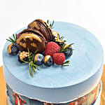 كيك الشوكولاتة مطبوع بالصورة الشخصية