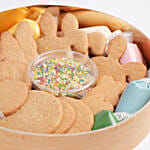 بوكس كوكيز لذيذة مع كريمة ملونة 12 قطعة تصممها حسب ذوقك