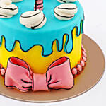 Drip and Bow Delight Marble Cake