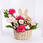 Easter Bird Nest Flower Arrangement