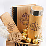 بكج هدايا يوم الاب | مقتنيات خشبية منقوشة