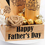 بكج هدايا يوم الاب | مقتنيات خشبية منقوشة