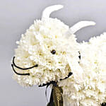 Eid Al Adha Wishes Floral Sheep