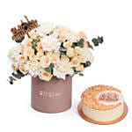 Eid Blossoms with Chocolate Cake