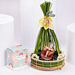 Elie Saab Girl Of Now Forever Edp 90Ml In Floral Gift Basket