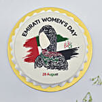 Emirati Womens Day Photo Cake
