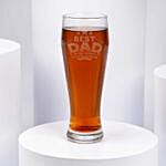 Engraved Tall Glass For Father