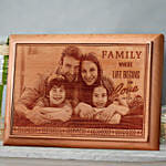 Engraved Wooden Photo Frame