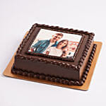 Enticing Love Photo Cake- Truffle 1 Kg