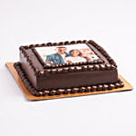 Enticing Love Photo Cake- Truffle Half Kg Eggless