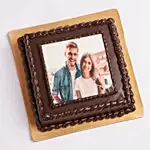 Enticing Love Photo Cake- Truffle Half Kg Eggless