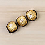 Evil Eye Charm Rakhi And Ferrero Rocher 3 Pcs