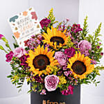 Grandparents Day Wishes Flowers Box