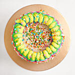 Exquisite Vanilla Rainbow Cake 12 Portion