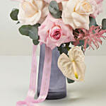 Feminine Bloom Glow In Vase