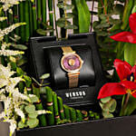 Floral Elegance Versus Timepiece