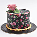Floral Fantasy Printed Marble Cake