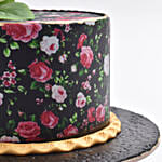 Floral Fantasy Printed Marble Cake