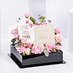 إكسسوارات شيروتي بوكس عيد الأم إسوارة ذهب مع ورد وردي