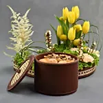 Flowery Hues with Nuts n Cookies