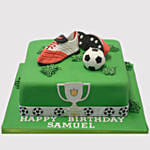 Football Cup Red Velvet Cake