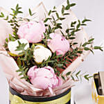 ساعة فوسيل هارويل نسائية مع ورد بيوني