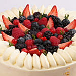 Fresh Berry White Chocolate Cake 8 Portion