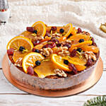 Fruit Decorated Delicious Plum Cake
