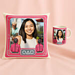Game Ready Personalised Cushion and Mug