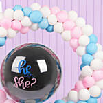 Gender Reveal Party Balloon Arrangment