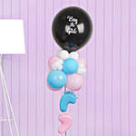 ‏مجموعة بالونات حفلة جنس المولود