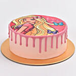 Glamouricious Barbie Vanilla Cake 4 Portion