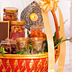 Golden Diwali Celebration Basket