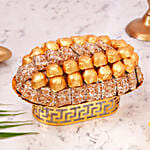 Golden Glow Diwali Chocolate Tray