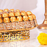 Golden Glow Diwali Chocolate Tray