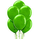 Green Helium Balloons