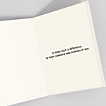 هدايا عيد المعلم - بطاقة تهنئة مطبوعة مسبقاً