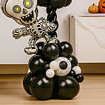 Halloween Skeleton Balloon Tower