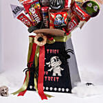 سلة حلويات الهالويين